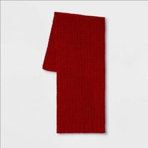 Threshold Solid Chenille Throw - RED